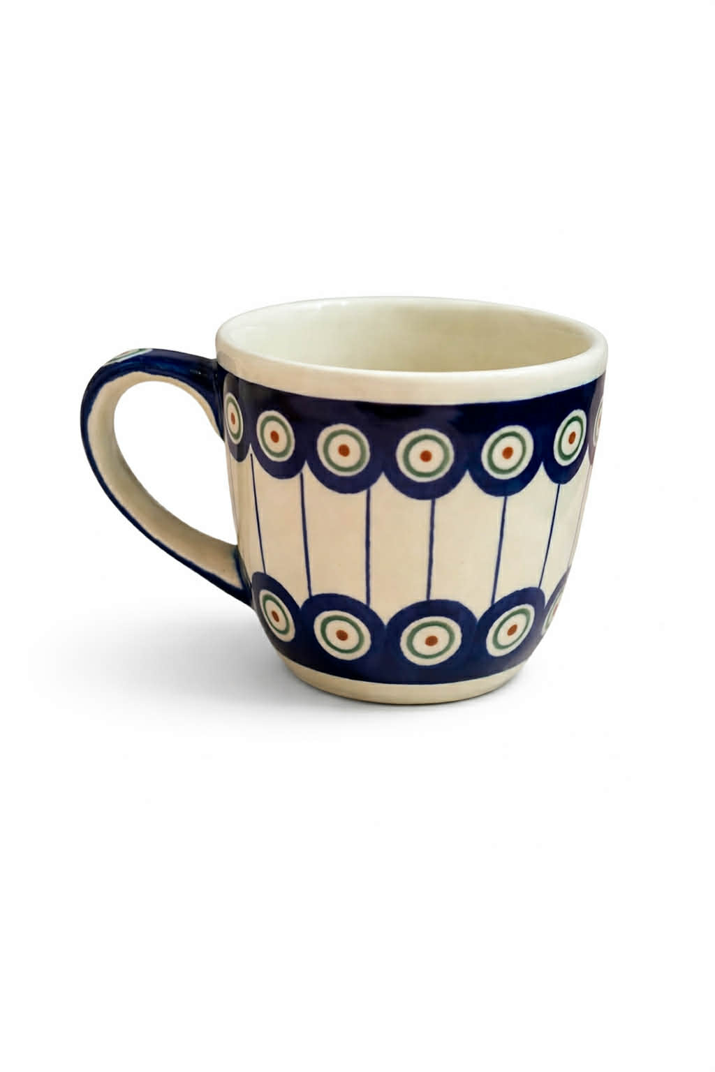 Filiżanka ceramiczna ręcznie zdobiona